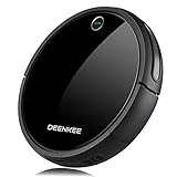 DEENKEE Robot Vacuum, 3-in-1 Robotic Vacuum Cleaner (Mopping&Sweeping) Strong Suction,Smart Sensors,Self-Charging Robot Vacuum Cleaner Pet Hair,Carpets,Tile,Hard Floors