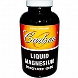 Carlson Liquid Magnesium -- 400 mg - 250 Softgels