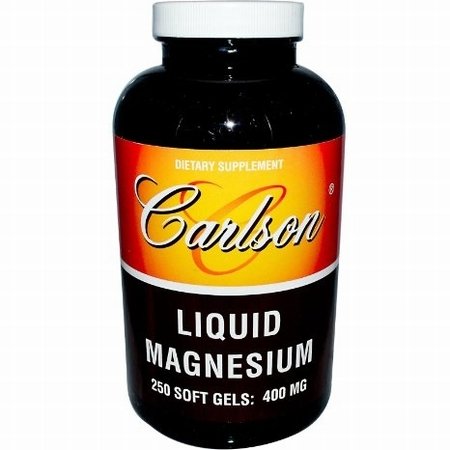 Carlson Liquid Magnesium -- 400 mg - 250 Softgels