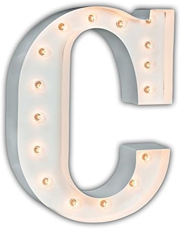 Vintage Marquee Lights 24" UL-Approved Letter Lamp and Hanging Bracket