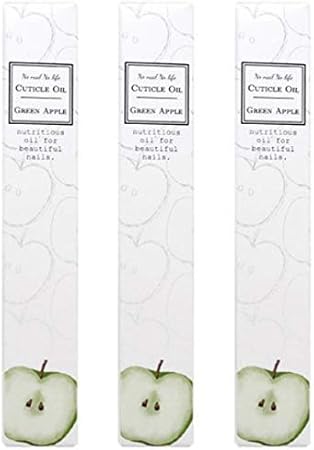 Amazon ネイルオイル キューティクルオイル ペンタイプ 3本 グリーンアップル ノーブランド品 甘皮ケアツール 通販