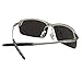 Aoron Polarized Oval Sunglasses with Mirrored Lens (Blue Mirrored)