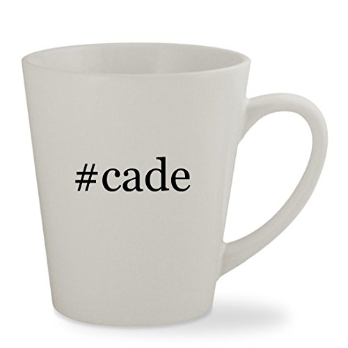 #cade - 12oz Hashtag White Sturdy Ceramic Latte Cup Mug
