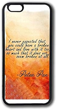 Ginuee Cartoon Pattern Iphone 6 6s 4 7 Cover Disney Peter Pan Ultra Slim Vintage Divertenti Frasi Per Apple Custodia Case Fantasia Uomo Donna Ragazzo Amazon It Elettronica