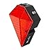 OxyLED® BTL-10 Rechargeable Bike Bicycle Cycling Safety Zone Tail Light, 8 Super Bright LED Taillights, 2 Red LaserWaterproof, 1000mAh Li-ion Battery,180°Adjustable Bracket, 220°Visibility