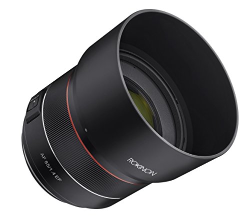 Rokinon 85mm F1.4 AF Lens for Canon EF Mount, Black (IO85AF-C)