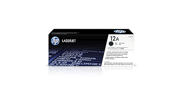 Hp 12a Q2612a Toner Cartridge Black Amazon Sg Electronics