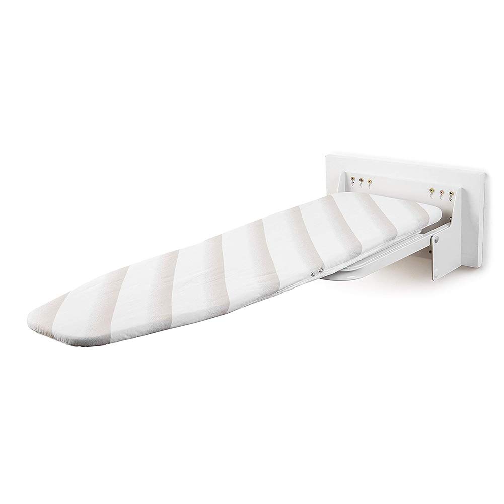 Wall-Mounted Ironing Board, 180° Swivel Retractable Ironing Board w/Cover 38.7