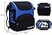 MIER Large Insulated Lunch Bag Reusable Lunch Box Picnic Cooler Bag for Men, Women, Adjustable Shoulder Strap (Blue)
