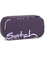 Satch Schlamperbox Mysterious Rush, Mäppchen mit extra viel Platz, Trennfach, Geodreieck, Lila