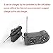 Fun-Here Mini RC Tank with USB Charger Cable Remote Control Panzer Tank 1:72 German Tiger I with Sound, Rotating Turret and Recoil Action When Cannon Artillery Shoots 27MHz(Green)