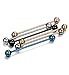 FUNRUN JEWELRY 6PCS 14G Stainless Steel Industrial Barbell Piercing Jewelry Piercing Earrings Set