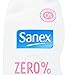 6 x Sanex Zero% Sensitive Skin Shower Gel 250ml by Sanex