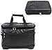 Portable Soft Sided Cooler Bag Collapsible Folding Fully Insulated | 52 Can Capacity | Hard Top and Bottom | Waterproof Cotton Canvas Material Perfect for Camping, Fishing, Daily Trip to Beach
