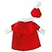 NACOCO Pet Christmas Costumes Dog Suit with Cap Santa Claus Suit Dog Hoodies Cat Xmas Costumes (Red, XL)
