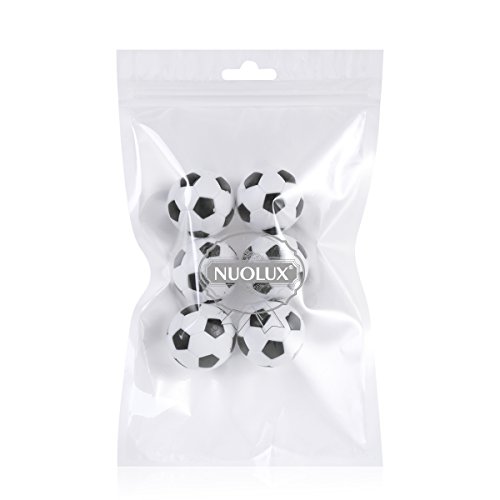 TOYMYTOY Table Soccer Football Balls Replacements 32mm Small Black/White Foosball Balls - Set of 6