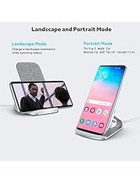 Lecone - Cargador inalámbrico de alta calidad (10 W, 7,5 W, 5 W, compatible con iPhone XR XS Max Xs X, carga rápida para Samsung Galaxy S10 S10+ S9 S9+ Note 9 y más)