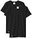 Lacoste Men's 2PK Cotton Stretch Slim FIT Vneck TEE Shirt, Black, M