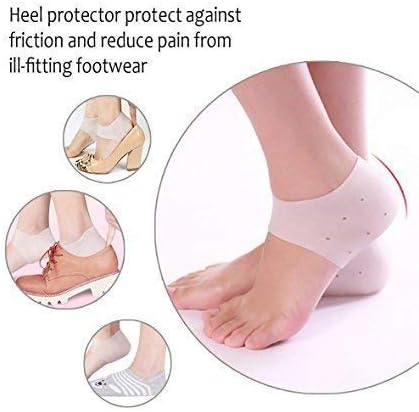 JVARA K ENTERPRISE Moisturizing Gel Heel Socks Protector Like Cracked Foot Skin Care