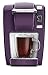 Keurig K15 Coffee Maker, Single Serve K-Cup Pod Coffee Brewer, 6 to 10 Oz. Brew Sizes, Black Plum