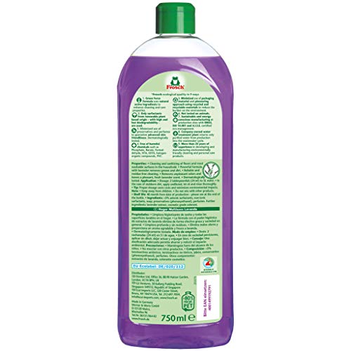 Frosch Natural Lavender Universal All Purpose Cleaner Concentrate, 750 ml (Pack of 2) - Thumbnail 3