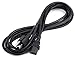 ClearMax Universal Power Cord Extension, 3 Prong for Computer, Desktop Monitor, TV, Apple, Printer, Scanner, Projector, 18AWG, UL Approved, 12 Feet Black