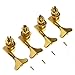 1set of 2R2L Guitar Bass Tuner Machine Heads Tuning Pegs Gold (A1642)