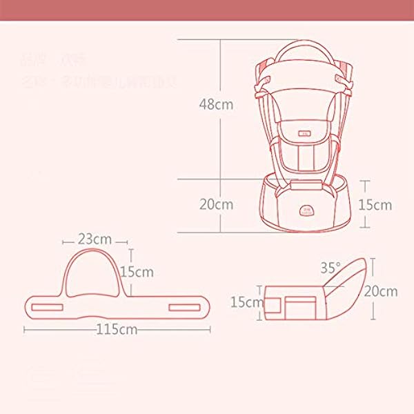 Jie Ke Porte Bebe Respirant Concu De Maniere Ergonomique Adaptations Multi Positions Pour Bebe Porte Bebe
