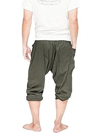 bohohill carpintero Capri Drop entrepierna pantalones Ninja estilo Stretch Algodón