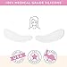 Wrinkles Schminkles Under Eye Wrinkle Patches, Smooth Eye Wrinkles, Crows Feet & Dark Circles Overnight, 1 Pair Reusable Medical Grade Silicone Patches
