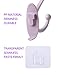 Adhesive Towel Hooks, 4 Pack Adhesive Wall Hooks Bathroom Wall Coat Hooks for Hanging Without Nails, for Hanging Coat, Hat