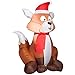 Airblown Inflatable Christmas Decor 3.5' Brown Fox