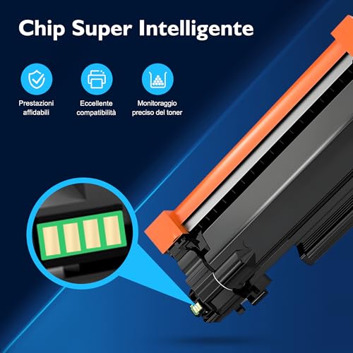 Meagiis TN2510XL TN 2510XL Cartucce Toner Compatibile per Brother TN-2510 XL TN2510XL 2510 Toner per MFC-L2835DW HL-L2400DW HL-L2400DWE MFC-L2800DW DCP-L2620DW MFC-L2860DWE DCP-L2627DW (2 Nero)