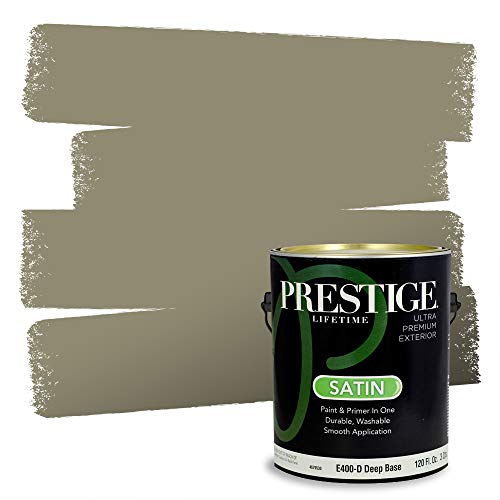 PRESTIGE Paints Exterior Paint and Primer In One, 1-Gallon, Satin, Comparable M…