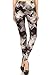 Print Leggings White Brushstrokes (R789-OS)