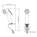 Handheld Bidet Sprayer for Toilet, Spray Attachment for Feminine Wash, Baby Diaper Cloth and Shower Sprayer for Pets Shower, Easy to Install, Wall Mount (Not Included T-Valve and Hook)