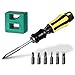 Multi-tool Screwdriver, 6 in 1 Multi-purpose Precision Screwdriver Set with 6 Cr-V Steel Bits, Extensible Bit-holder, Integrated Bit Storage, and Premium Magnetizer/Demagnetizer Tool by INNIFI