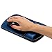 Fellowes Gel Wrist Support and Mouse Pad with Microban Protection, Sapphire (9175401)