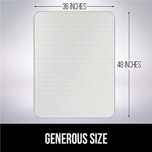 Gorilla Grip Desk Chair Mat, No Divots, Rolling Chairs Glide Easy