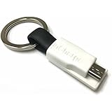 The inCharge Ultra Portable Charging Keychain Cable USB to Micro USB 10mm Thin Version Black