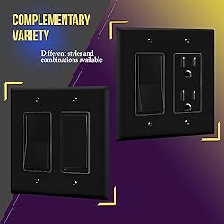 ENERLITES Decorator Light Switch or Receptacle