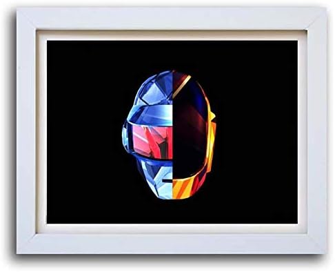 Box Prints Daft Punk poster music legend print black white framed art picture small large