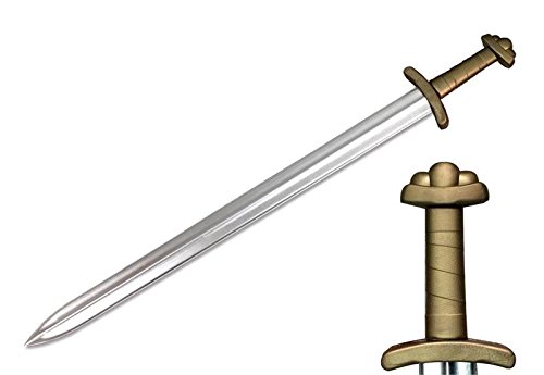 Medieval Viking 9th Century Foam Sword Chrome Blade Cosplay Costume Larp