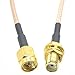 15CM SMA Male to SMA Female Nut Bulkhead Crimp RG316 Coax Cable Jumper Pigtail by AtomicMarket