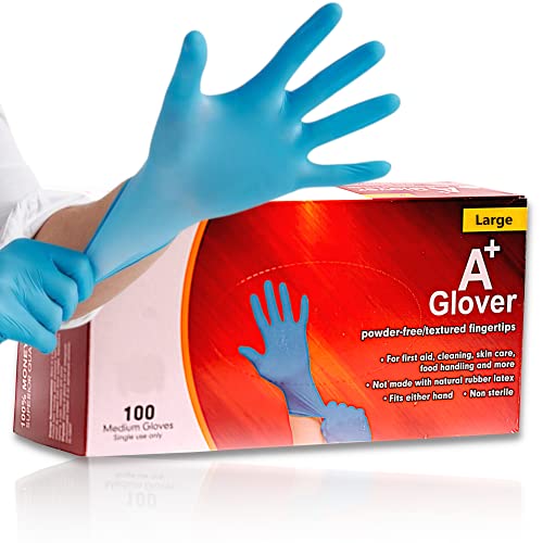 Nitrile Exam Gloves Small 4 Mil, Medical Grade, Food Safe Latex
