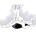 Gorge-buy Sex Pillow - 34.25 * 27.55 * 10.23inch Wedge Bed Pillow - Sex Toys Knight Pose Fun Mat- Wave Inflatable Flocking Pillow for Sex Love (D)