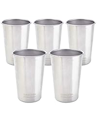 Clean Steel Stainless Steel Cups (Pack 5 or 2)   M