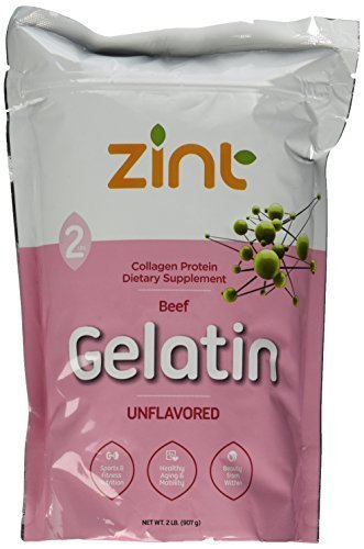 Zint 2 Lb Pasture Raised Pure Beef Gelatin for Collagen Joint Health - Non-GMO Certified - Unflavored, Kosher by Zint