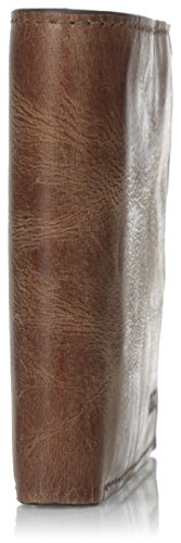 Fossil Men's RFID Blocking Derrick Bifold Wallet with Flip Id, Brown, One Size