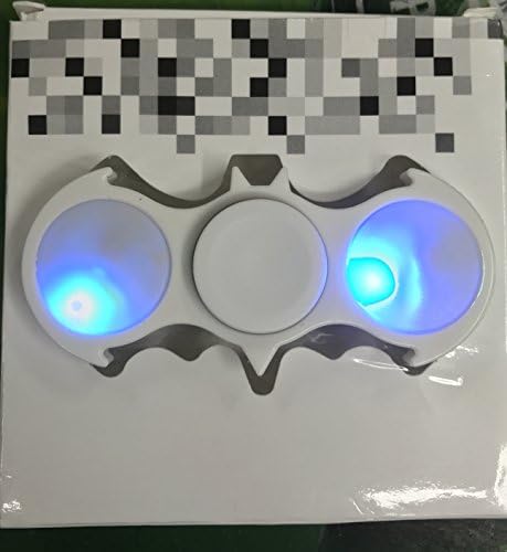 FIDGET SPINNER LED BAT-MAN STYLE WHITE